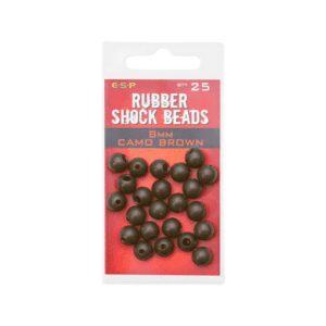 ESP Rubber Shock Beads 8 Mm Camo Brown 25 Stk-0