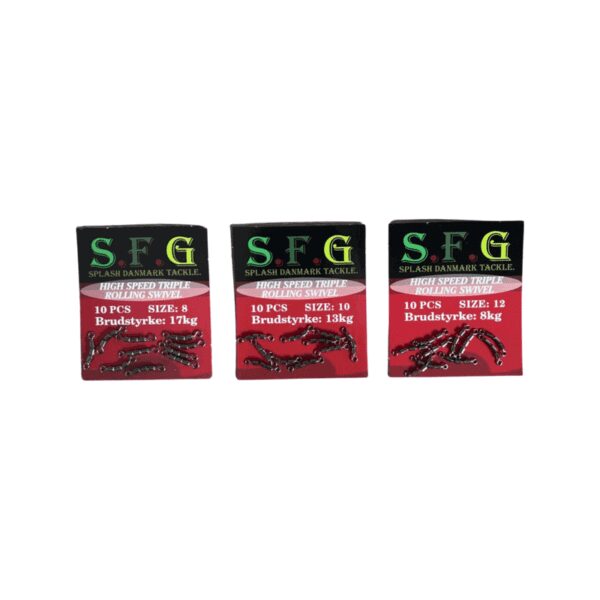 SFG High Speed Triple Rolling Swivel 10 Stk-0