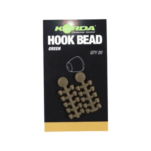 Korda Hook Bead Green Stk 20-1
