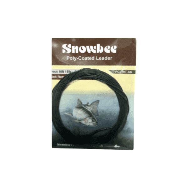 Snowbee poly-coated leader 5Ft 15Lb-1