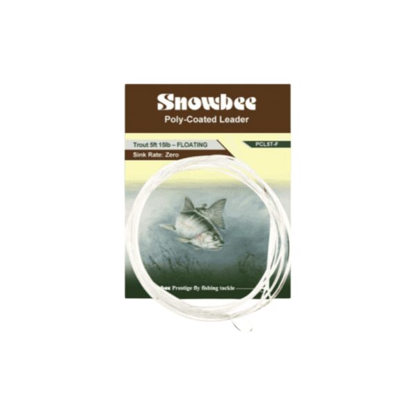 Snowbee poly-coated leader 5Ft 15Lb-2