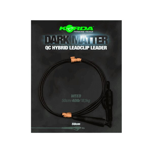 Korda Dark Matter QC Hybrid Leadclip Leader weed 5-